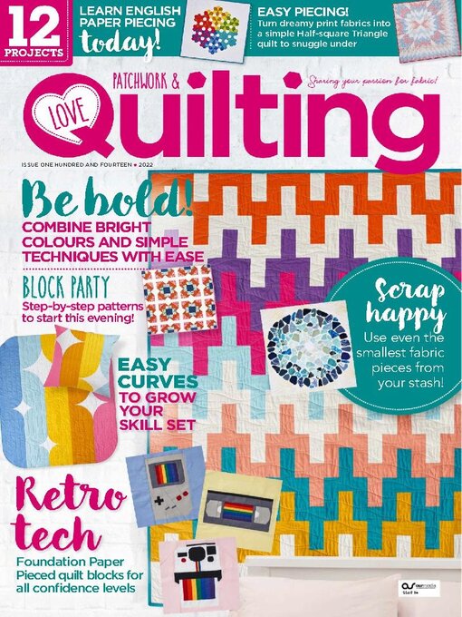 Cover image for Love Patchwork & Quilting